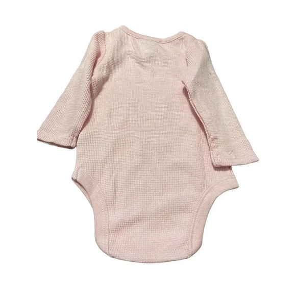 garanimals 3-6months pink thermal graphic bodysuit - Picture 2 of 2